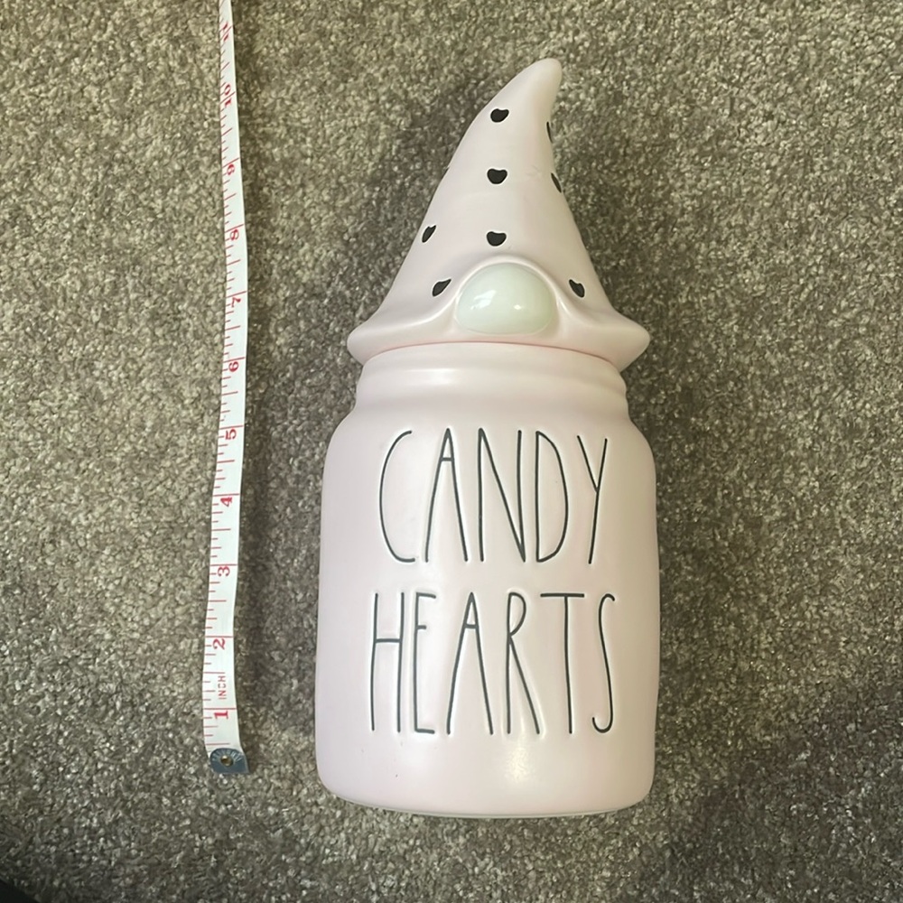 Rae Dunn Candy hearts jar